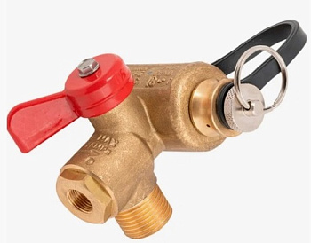 Вентиль заправочный EMER VALC451 d8 М14*1 (метан)